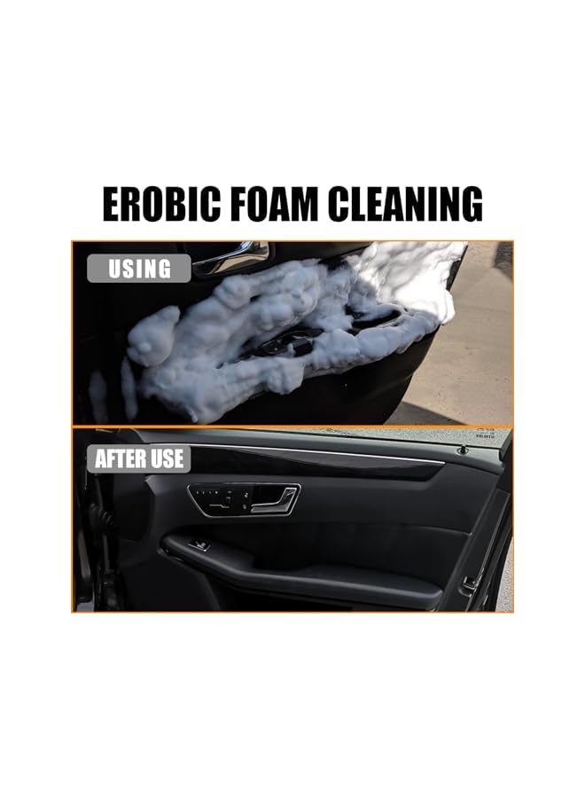 PROMASS Automotive Interior Foam Cleaner 60ml Waterless Cleaning Solution, Deep Cleaning Power, for Fabric Seats, Leather Upholstery, Vinyl, and Plastic, Refreshes Upholstery, Removes Tough Stains - Image 3