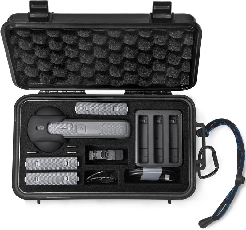 Lekufee Portable Waterproof Hard Case for Insta360 X5, Insta360 X4 Air / X4 / X3 Camera and Accessories(Case Only) - Image 1