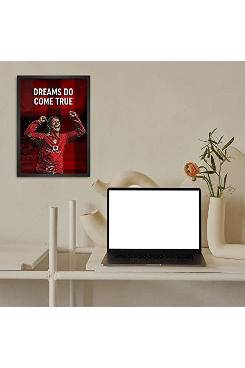 LAMRON Ronaldo Dreams Do Come True Framed Poster - Image 2