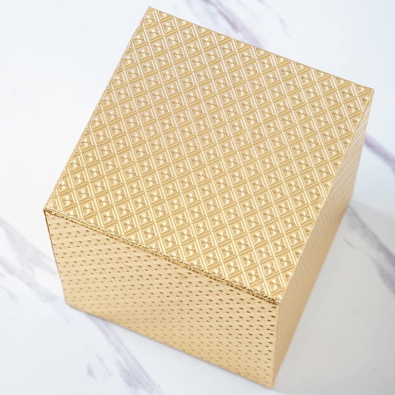 SUNYUROU Gold Tissue Box Cover,Tissue Box Cover Square,Gold Tissue Box Holders,Tissue Holder for Bathroom Accessories,Bathroom Tissue Holders - Image 5