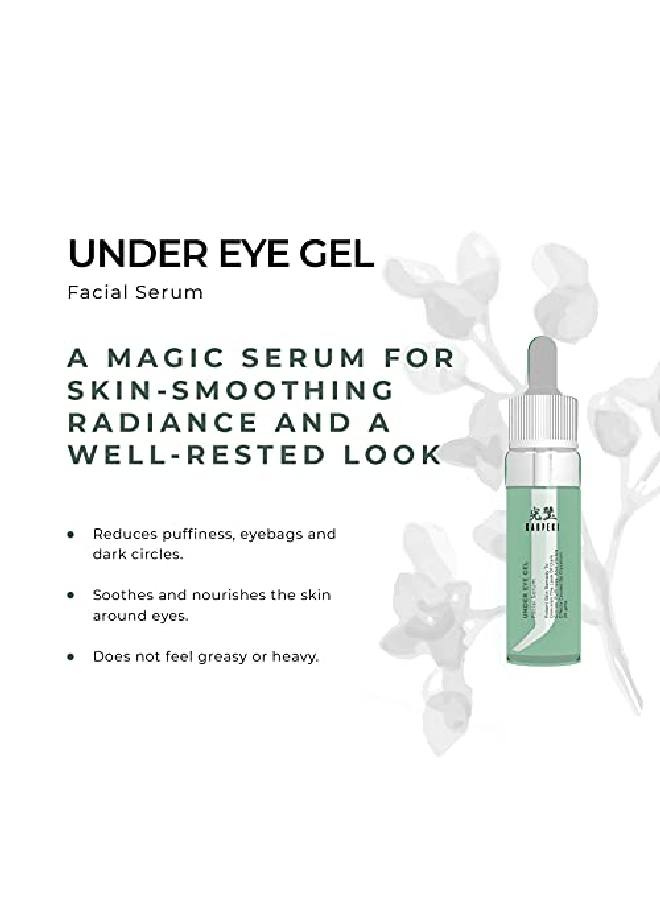 KANPEKI Under Eye Gel | Facial Serum | Reduces Dark Circles Puffiness & Counteracts Glycation | Contains Vitamin E Antioxidants Hemidesmus Indicus & Aloe Vera Extracts | Japanese Skin Care Product | 20g  - Image 4
