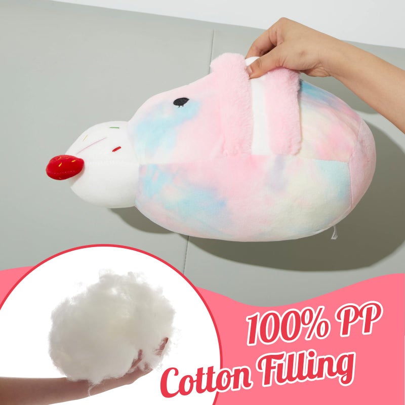 CozyWorld وسادة ماكرون محشوة من كوزي وورلد 12 إنش - حيوانات محشوة مضحكة وطرية لتزيين الغرفة هدية للأطفال الأولاد والبنات - Image 5