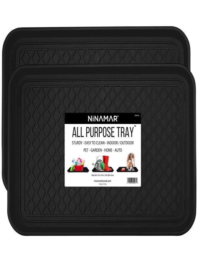 Ninamar Boot Tray – 20 x 15 Inch - 2 Trays - Image 1