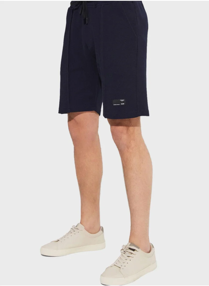 JUNE Essential Ribbed Seam Shorts