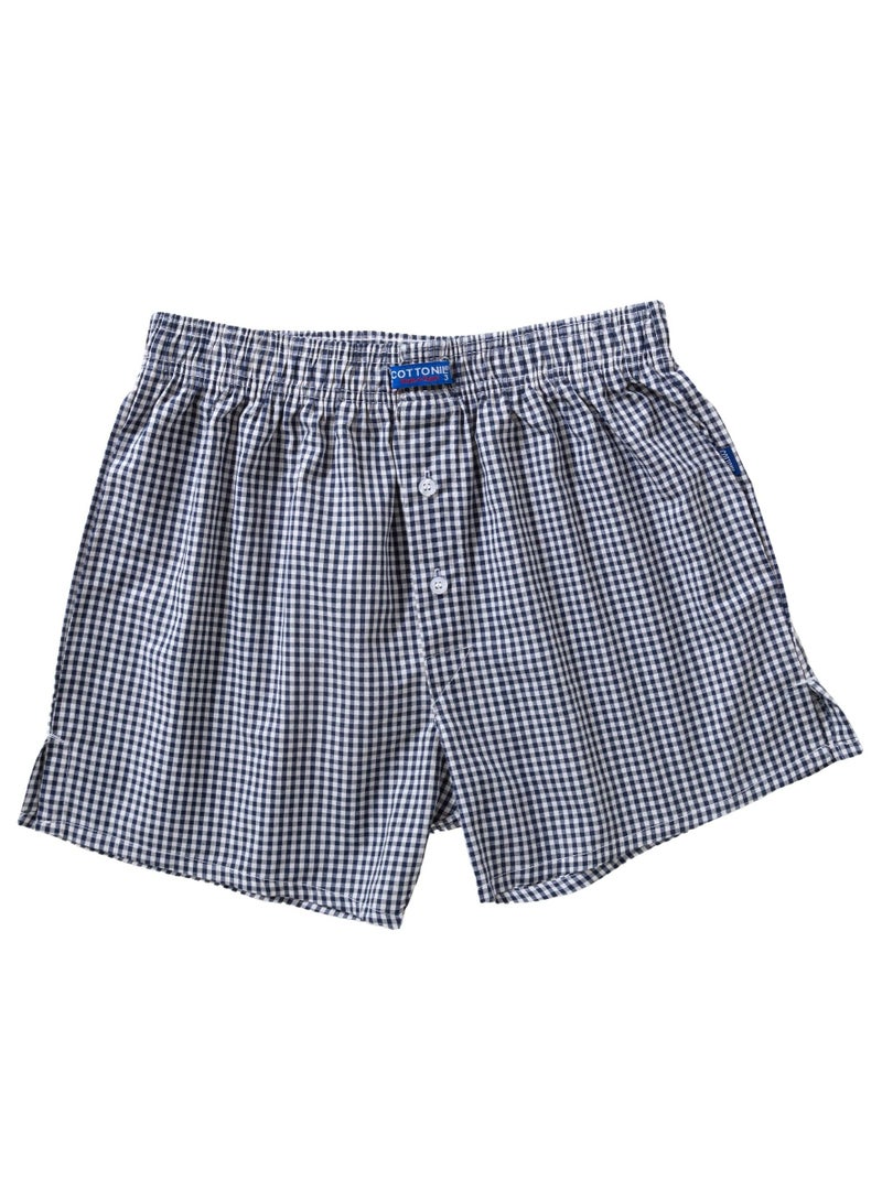 COTTONIL Pack of 3 Woven Classic Boxer Underwear for Men  - Image 4