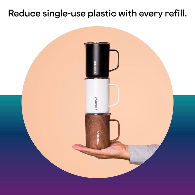 Corkcicle Triple Insulated Coffee Mug with Lid and Handle, Dragonfly, 16 oz – Stainless Steel Travel Mug Keeps Beverages Hot for 3+ Hours – Non-Slip, Easy-Grip, Spill-Resistant Tumbler - Image 5