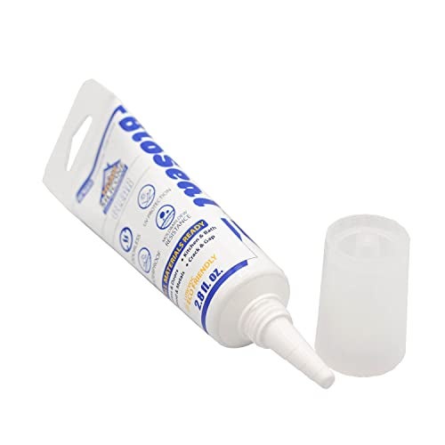 ZERED Clear BioSeal 100 % silicona sellante para calafatear uso general, cartucho de 10 onzas, transparente (paquete de 1) - Image 4
