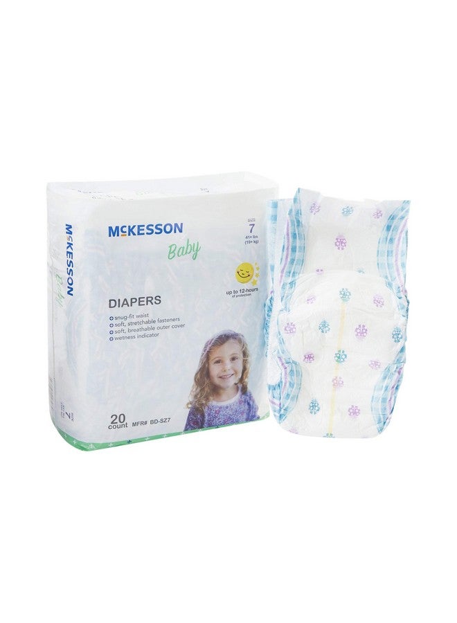 McKesson Baby Diaper Size 7, Over 41 lbs. BD-SZ7, 20 Ct - Image 1