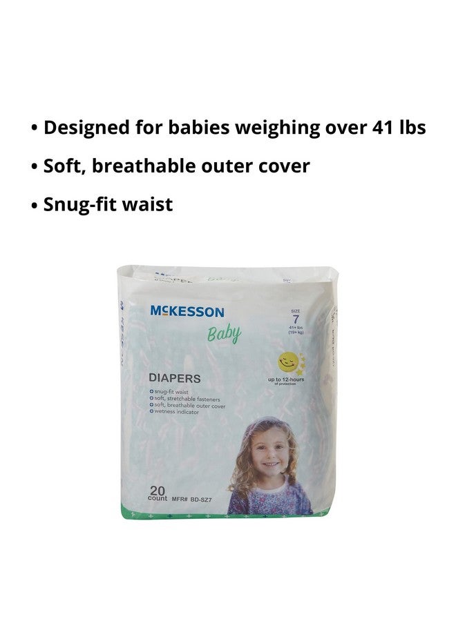 McKesson Baby Diaper Size 7, Over 41 lbs. BD-SZ7, 20 Ct - Image 3