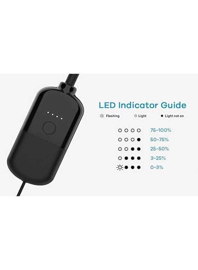 The 8000mAh dangling neck battery is compatible with Meta Quest 3/Oculus Quest 2/Oculas, fast charging VR headsets, portable power banks - Image 5