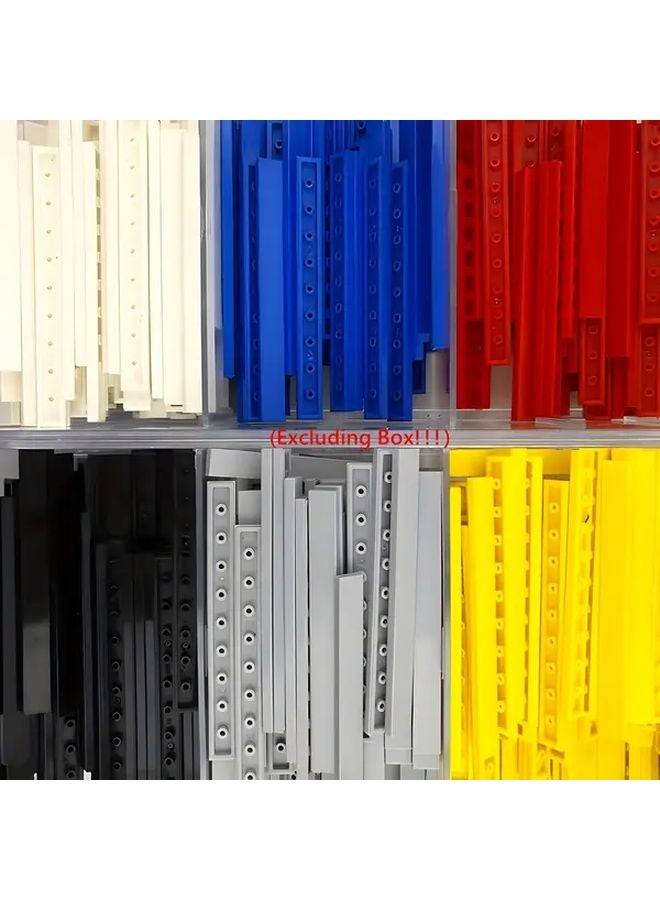 Brown 9PCS Building Blocks Set ABS Low Wall Bricks Farm Garden Characters - Image 5