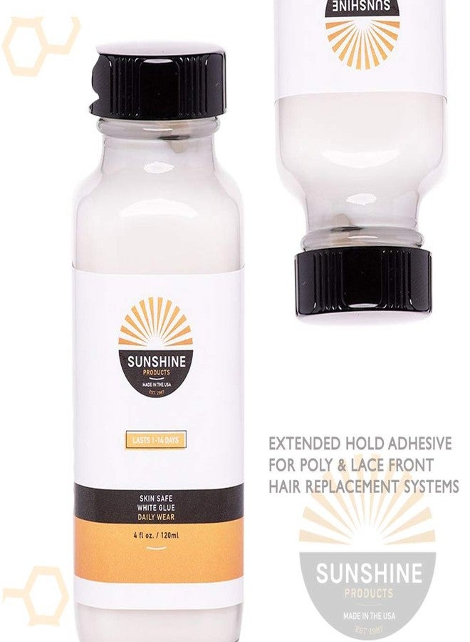 SUN SHINE Sunshine Tape | Lace Wig Adhesive | Skin Safe White Glue | Daily Wear (4oz) - Image 2