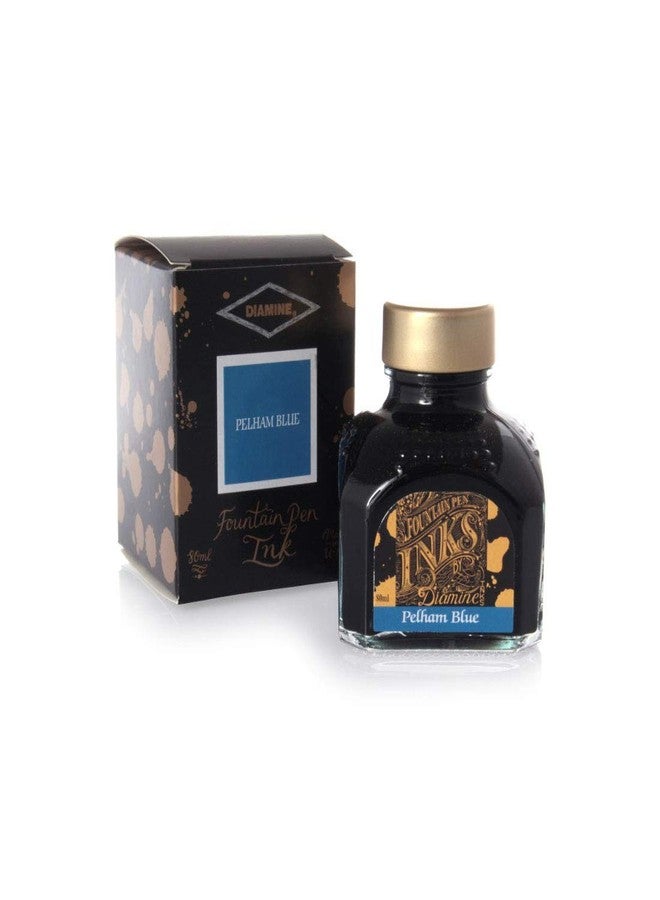 Diamine Fountain Pen Ink Guitar Theme FPI Pelham Blue 80 ML