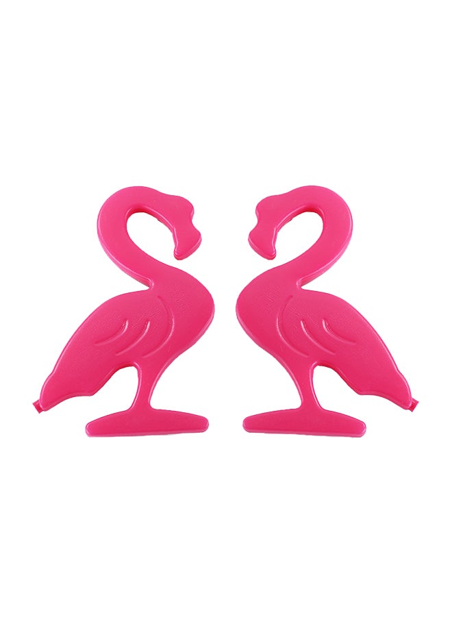 Eazy Kids Set of 4 Flamingo Reusable Hard Ice Packs for Lunch bags - Pink  - Image 5