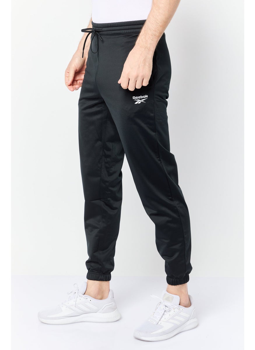 Reebok Men Sportswear Fit Running Track Pants, Black  - Image 3