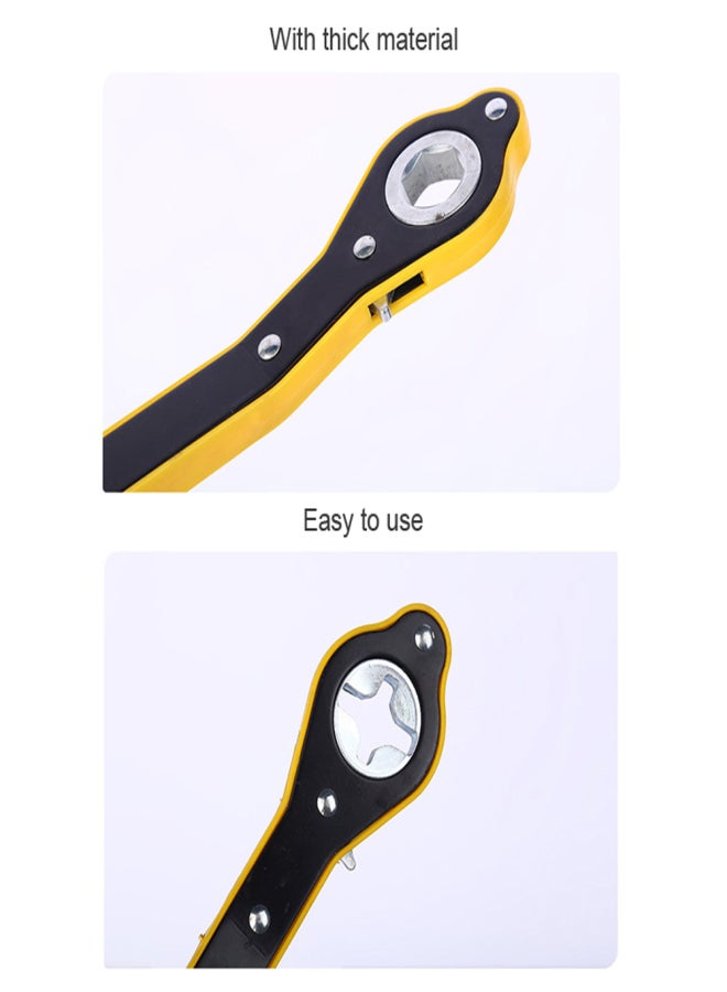 Car Use Labor-saving Jack Ratchet Wrench Garage Tire Wheel Wrench Portable Long Handle Wrench  - Image 3