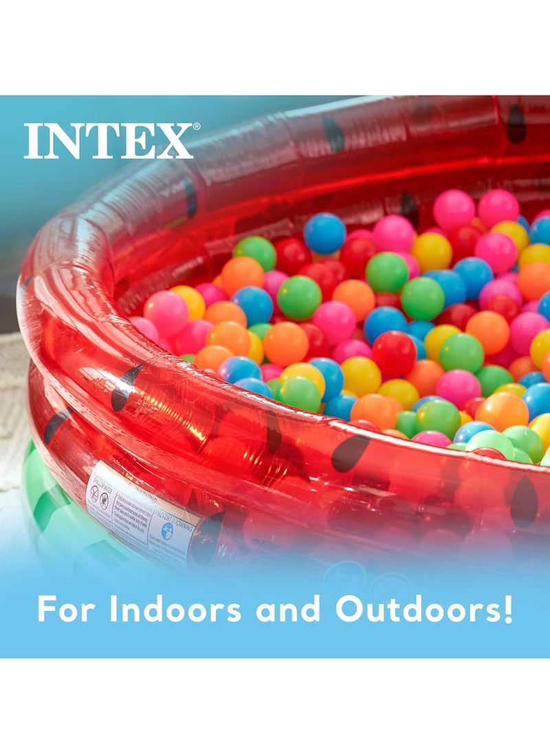 Watermelon Inflatable Swimming Pool Round Swimming Pool for Kids Outdoor Swimming Pool 168cm Ages 2+