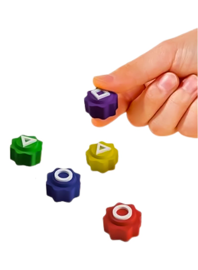 Korean Traditional Play Game - Squid Game Gonggi Jack Stone Pebbles Set | Classic Hand-Eye Coordination Toy | Fun Family & Travel Game - Image 5