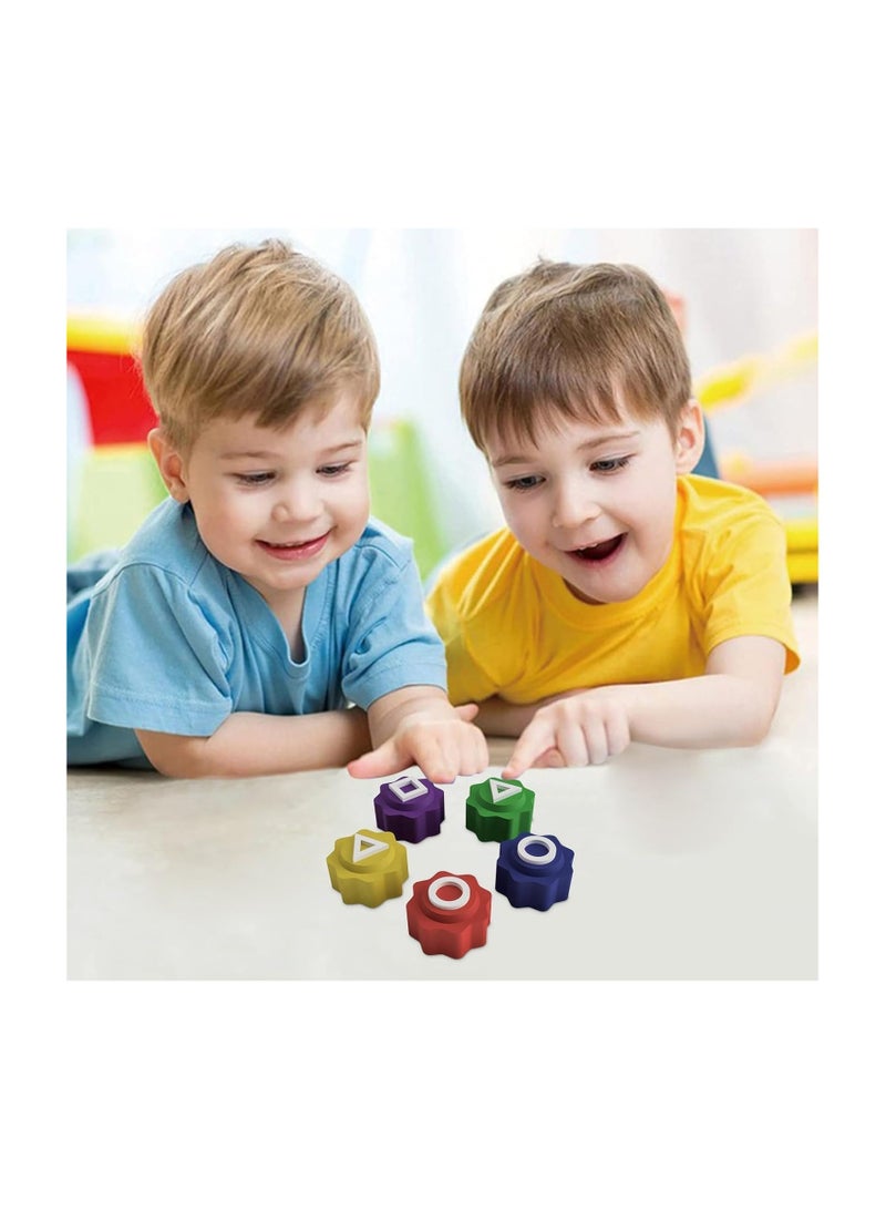 Korean Traditional Play Game - Squid Game Gonggi Jack Stone Pebbles Set | Classic Hand-Eye Coordination Toy | Fun Family & Travel Game - Image 3