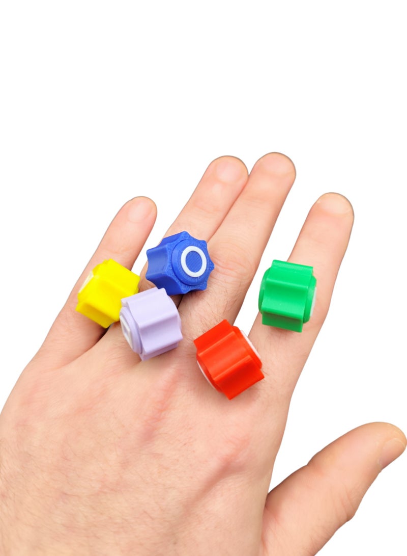 Korean Traditional Play Game - Squid Game Gonggi Jack Stone Pebbles Set | Classic Hand-Eye Coordination Toy | Fun Family & Travel Game - Image 4