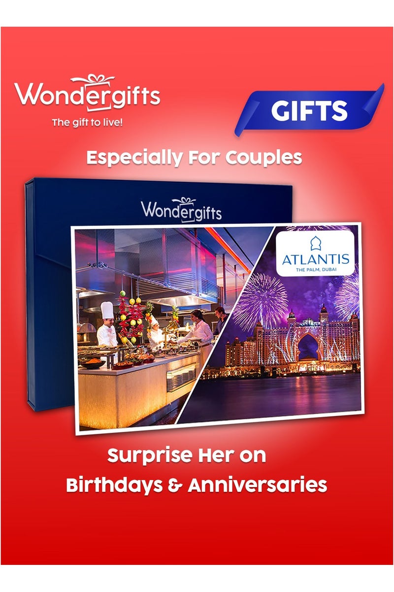 Wondergifts بوفيه عشاء زعفران في أتلانتس النخلة لشخصين - صندوق هدايا - Image 1