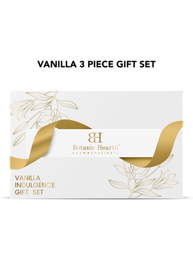 Botanic Hearth Valentines Day Vanilla Scented Gift Set of 3 - Body Scrub 5.4 fl oz, Moisturizing Body Wash 3.4 fl oz and Nourishing Body Lotion 3.4 fl oz - Perfect Hydrated Skin - Gentle, Ideal for All Skin Types  - Image 2