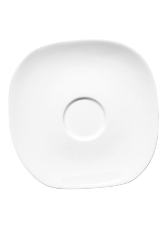 Ariane Earth Ivory Fine Porcelain Saucer 14.5cm, Premium Coffee Cup Saucer - Image 1
