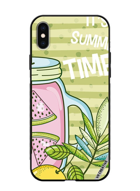 Protective Case Cover For Apple iPhone XS Max Refreshing Juice Design Multicolour