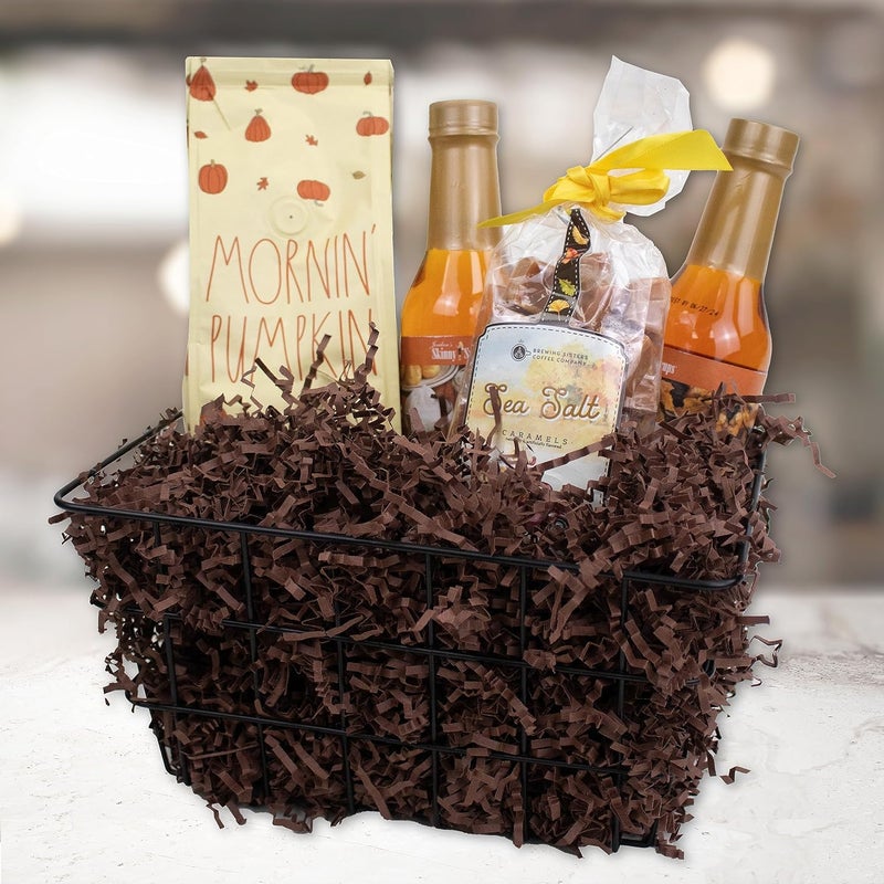 MagicWater Supply MagicWater Crinkle Cut Paper for Gift Baskets - 2LB - Coffee Brown - Perfect for Shredded Paper Filler, Basket Filler, Gift Boxes, Bridesmaid Gifts, Christmas Stuffers & More – Ideal for All Occasions - Image 2