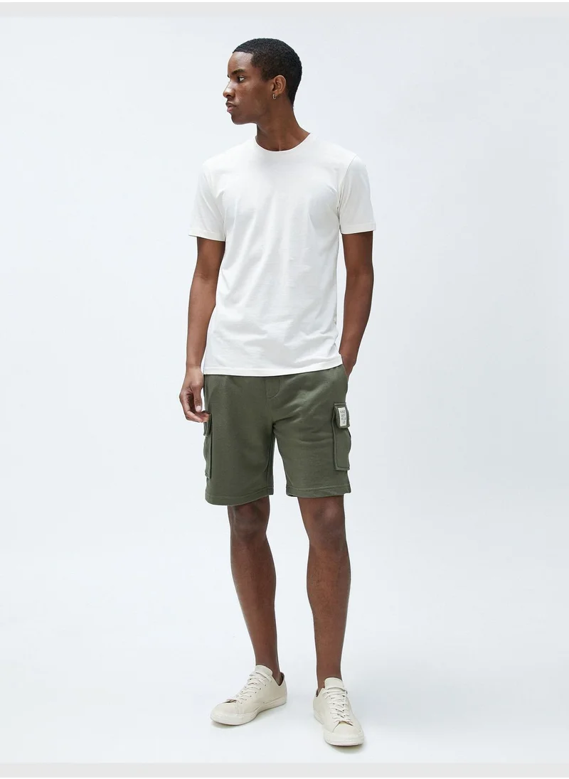 KOTON Cargo Shorts Pocket Detailed Drawstring Slim Fit