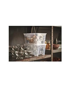 Graidient span Graidient span ikeaSAMLA Box transparent 28x19x14 cm5 l with lid  - Image 3