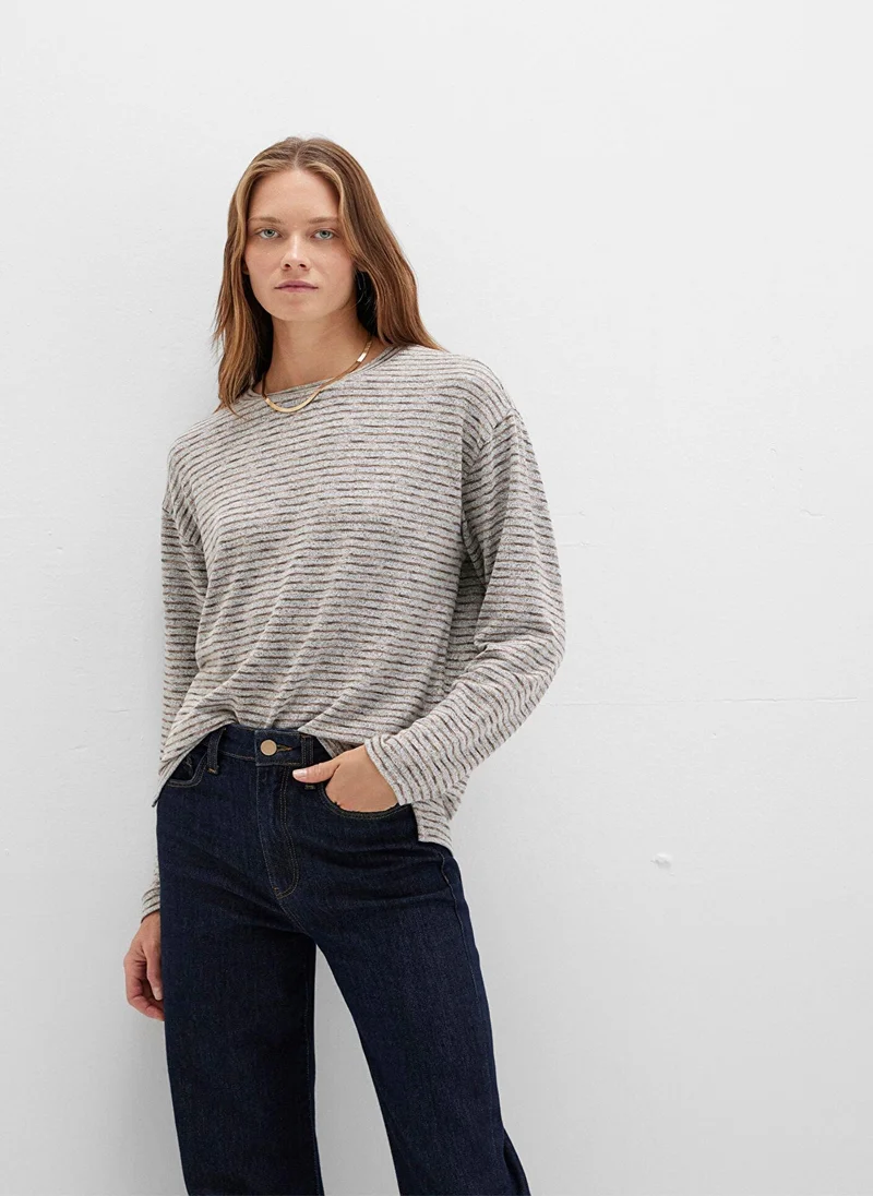 MAVI Crewneck Striped T-Shirt