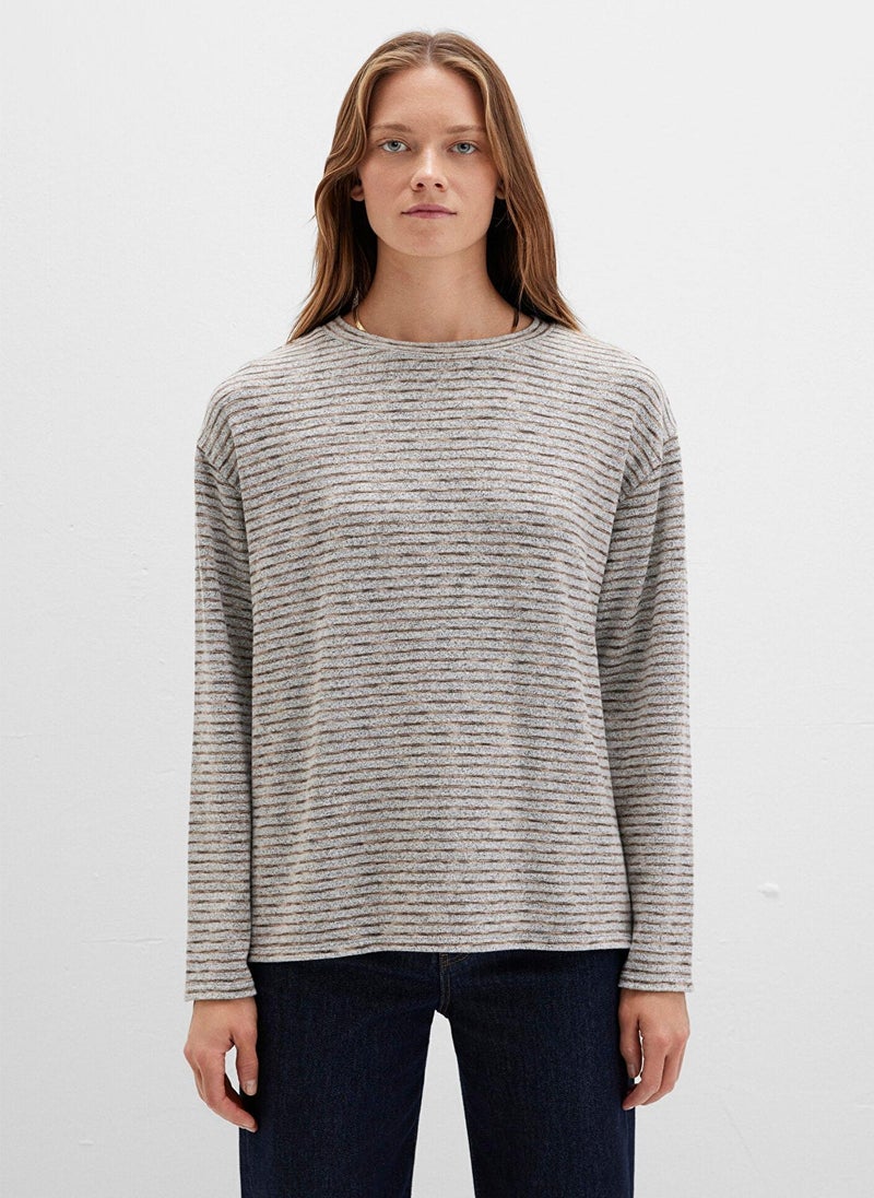 MAVI Crewneck Striped T-Shirt - Image 3