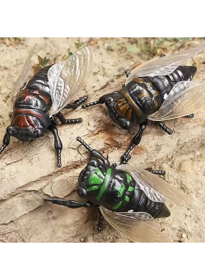 4 قطع لعبة قط نحلة ذهبية وصرصور آلية ألعاب حشرات للعب في الداخل والخارج - Image 4
