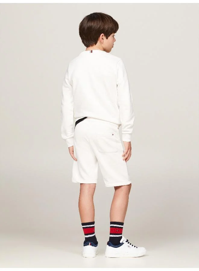 تومي هيلفيغر MONOTYPE FLOCK REG SWEATSHORTS