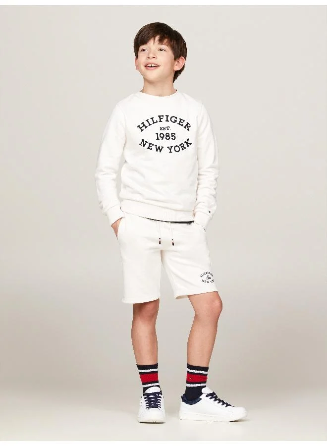 تومي هيلفيغر MONOTYPE FLOCK REG SWEATSHORTS