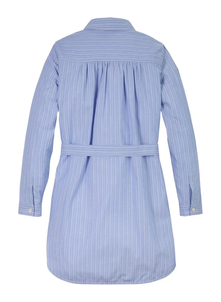 TOMMY HILFIGER STRIPE SHIRT DRESS LS