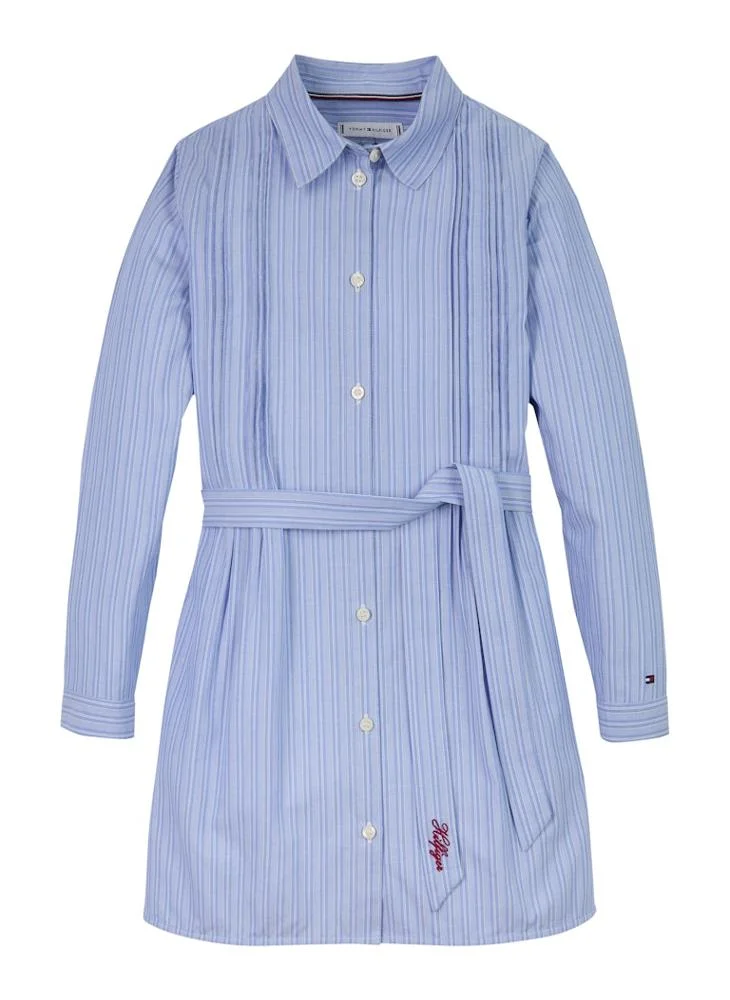 TOMMY HILFIGER STRIPE SHIRT DRESS LS
