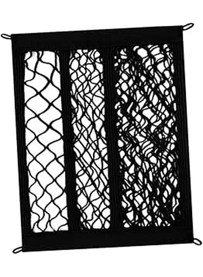 Elastic Cargo Net Storage Mesh For Car Trunk Bike Front Pouch Black - Image 1