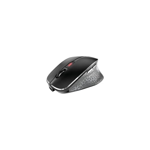 Cherry MW 8C Ergo Wireless & Rechargeable Mouse Ergonomic Right-Handed Bluetooth or Wireless Connection AES-128 Encrypted High-Precision Sensor Black - Image 4