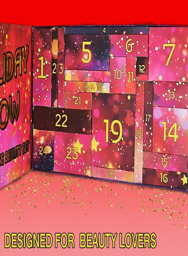 Hywestger Makeup Advent Calendar 2025 Teens Girls Christmas Countdown Calendar Makeup Gift Set,Xmas 24 Individually Gift Box Calendar for Women Full Make up Kit - Image 5