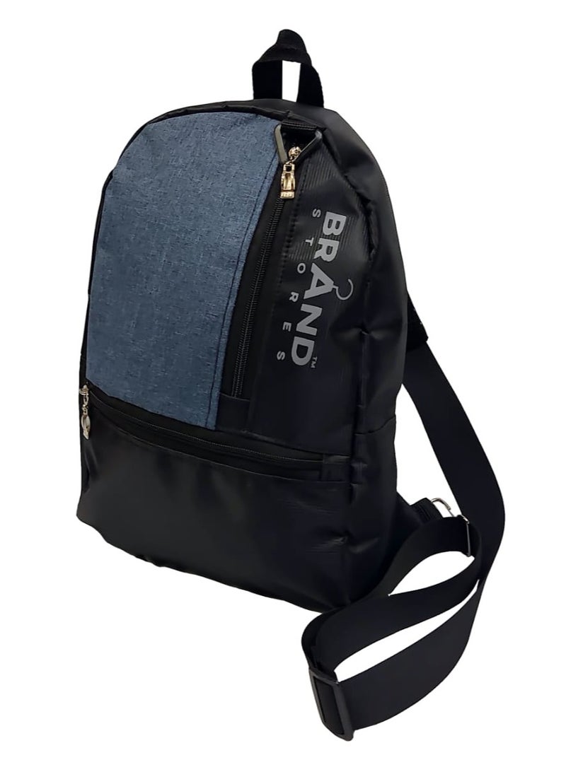 براند ستورز Casual Backpack & Cross Style BAG -  Navy& Black  - Image 1