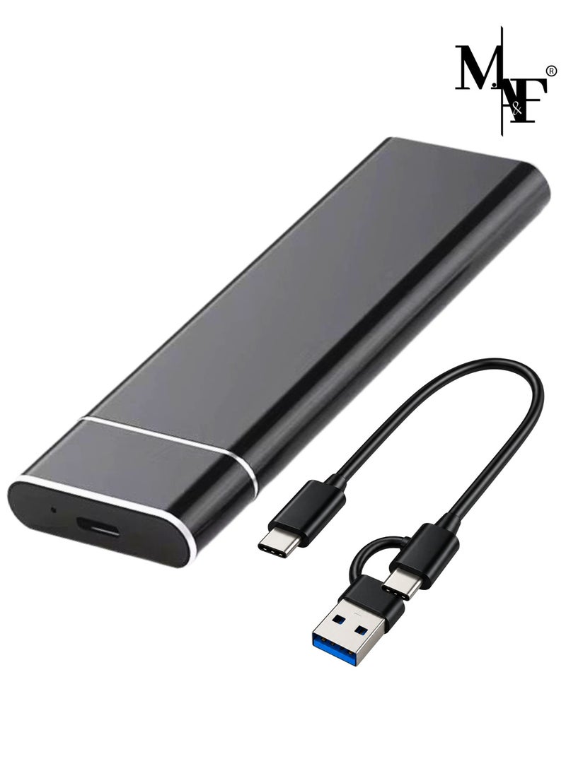 M.A&F's Portable External Hard Drive 4TB , Mini SSD Hard Drives,Solid State External Drives,Computer Backup Drive,USB 3.1 to Type-C Support Data Storage Transfer for Windows XP PC Laptop and Mac - Image 1