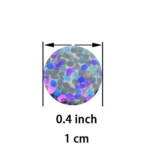 AWESON PARTY Sparkle Metallic Foil Confetti Dots Circles Scatter Wedding Graduation Birthday Party Decorations 60g - Image 5
