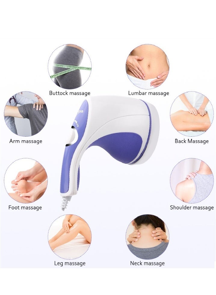 Relax & Tone Portable Massager - Electric Body Massager for Pain Relief, Fat Reduction, and Body Contouring (4 Massage Heads) - Image 2