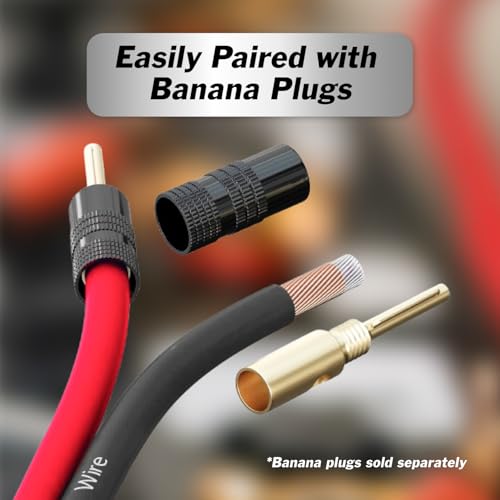 InstallGear سلك مكبر الصوت InstallGear 14 Gauge - أحمر/أسود 100 قدم سلك مكبر صوت للسيارة، المسرح المنزلي، الستيريو، الراديو، أنظمة الصوت المحيطي - 14 Gauge 100 قدم - متين - Image 5