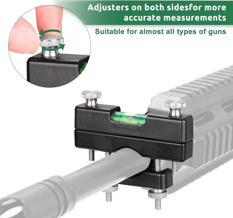 Pridefend Bubble Level, Scope Mounting Kit, Precision Scope Level Bubble Clip and Bubble Levels and Storage Case for Magnetic Universal Leveling Tool - Image 4