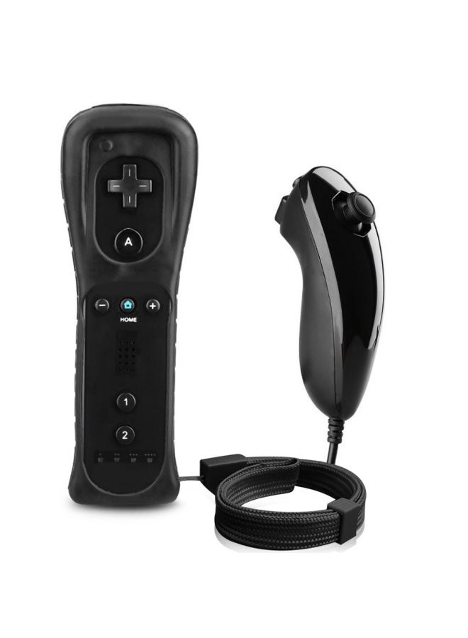 WII Game Left And Right Handle Wii Straight Handle Left Hand Chicken Leg Handle Curved Handle With Silicone Sleeve And Hand Rope Ordinary-Product Color:Hy-6203 Blue  - Image 5