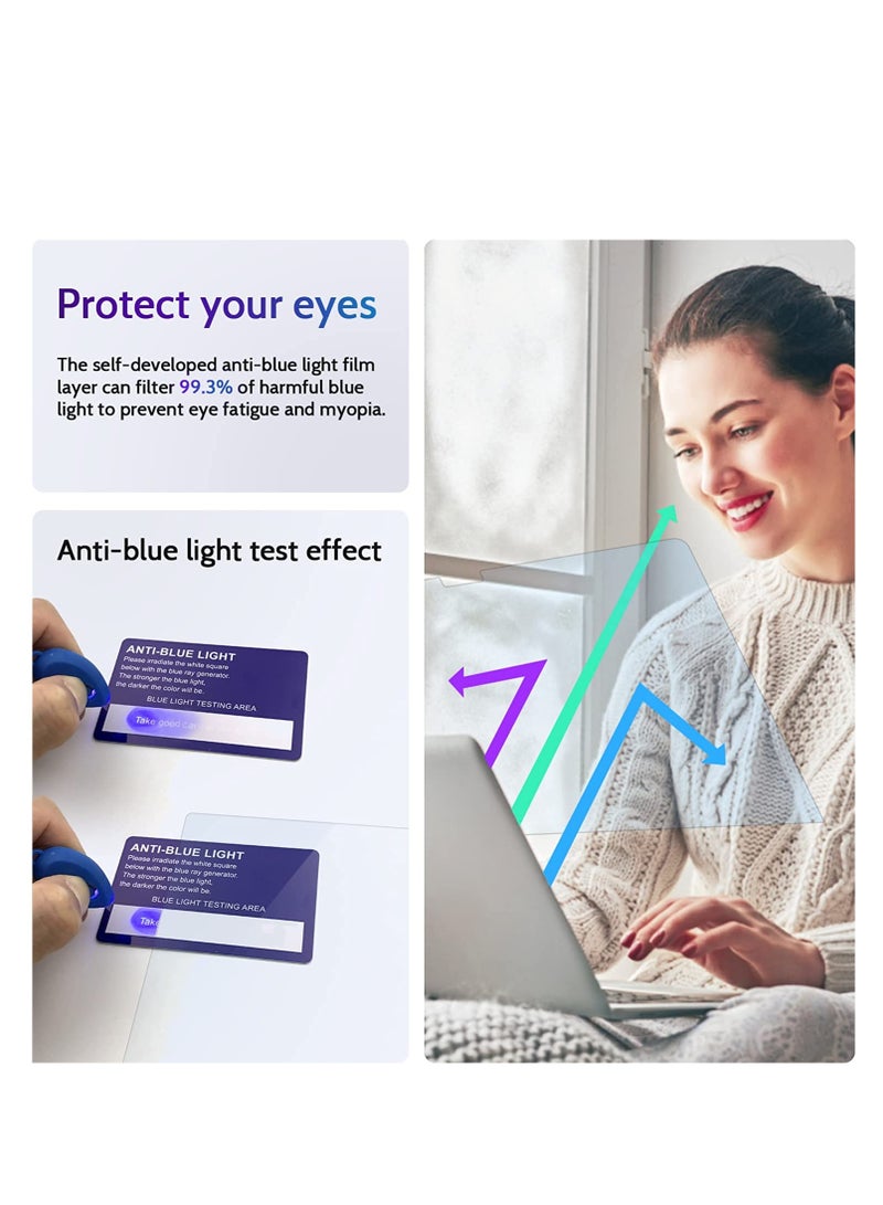 1Pack Compatible with MacBook Air 13.6 Inch (2022-2025, M2/M3/M4 A2681 A3113 A3240) Blue Light Screen Protector, Anti Glare Anti Scratch Laptop Screen Protector Guard - Image 4