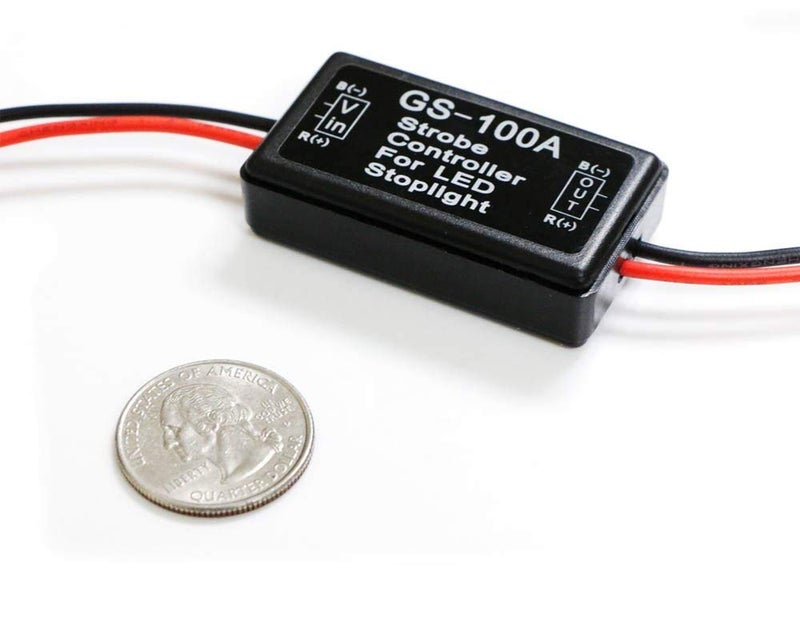 iJDMTOY 12V GS-100A LED Brake Stop Light Strobe Flash Module Controller Box Compatible With Car Truck Third or High Mount Brake Light Retrofit - Image 4